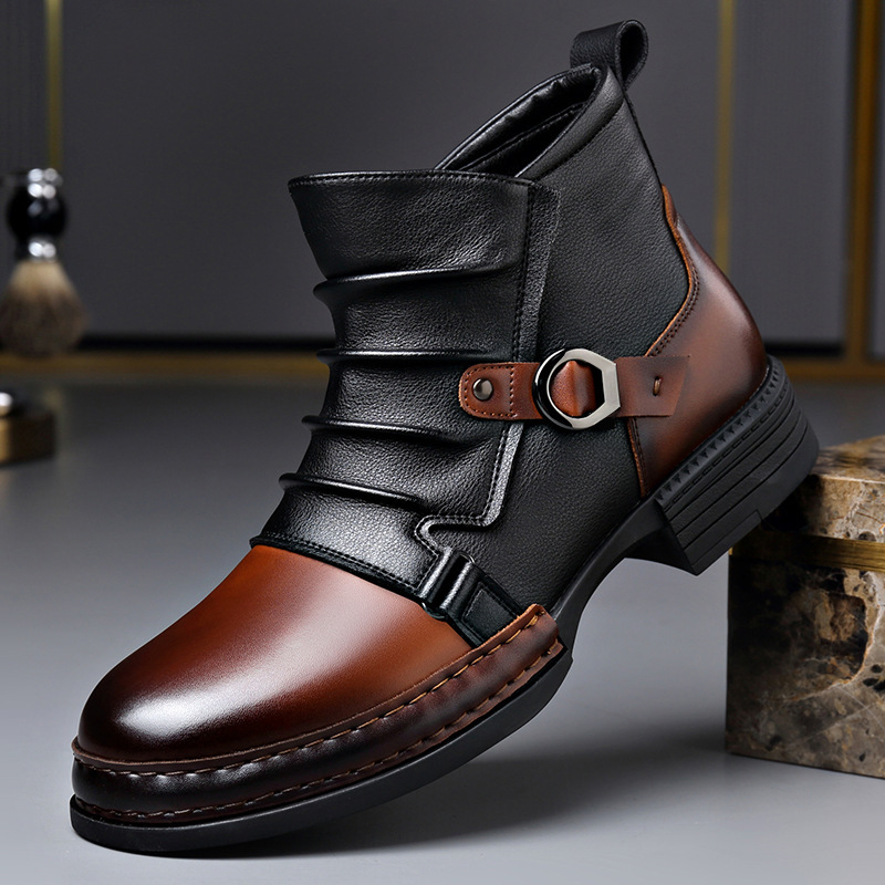 Street Fashion Winter - Autumn Winter Retro Ankle Boots for