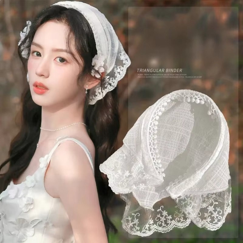 French Street Fashion - Retro Cute Triangle Turbans Hairband Women
