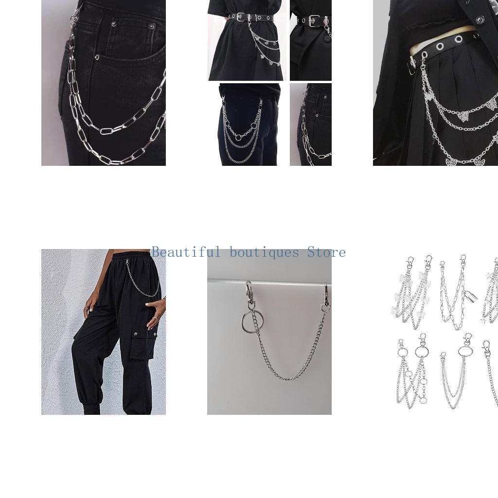 Street Fashion Reference - U4LF 6 Quần Punk Eo Dây
