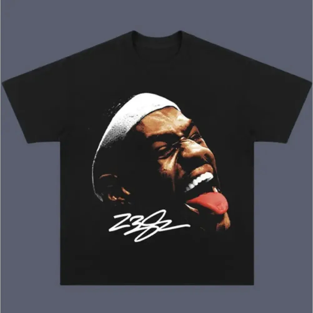 Street Fashion Dance - Retro Lebron James Vintage Tee, Lebron
