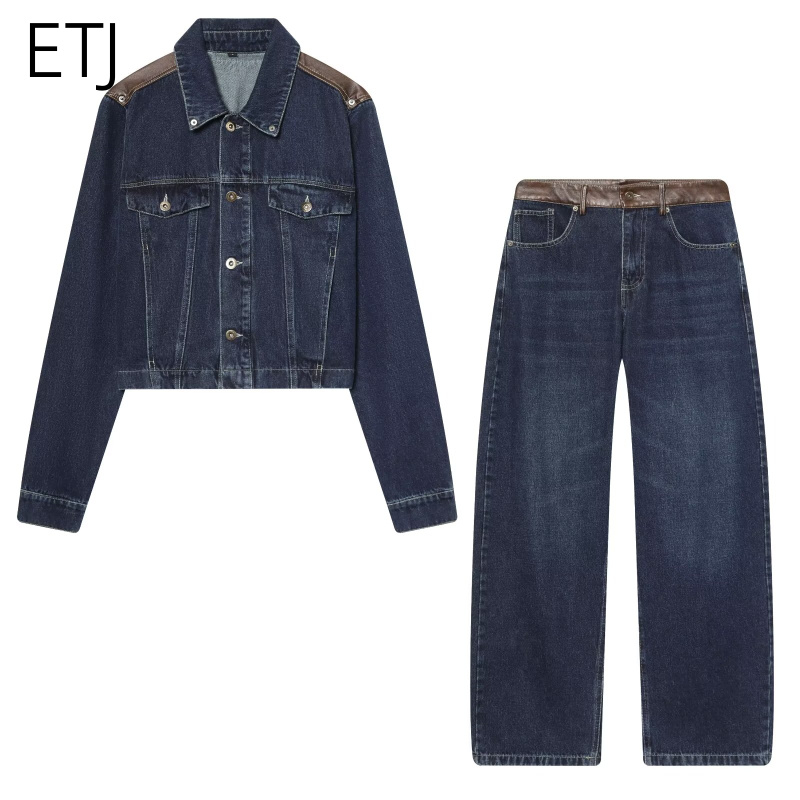 Street Fashion Jeans Women - ETJ Women's Denim Jacket & Jeans