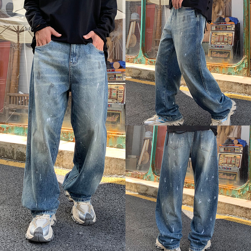 Street Fashion Kpop - American Streetwear Graffiti Cargo Jeans For