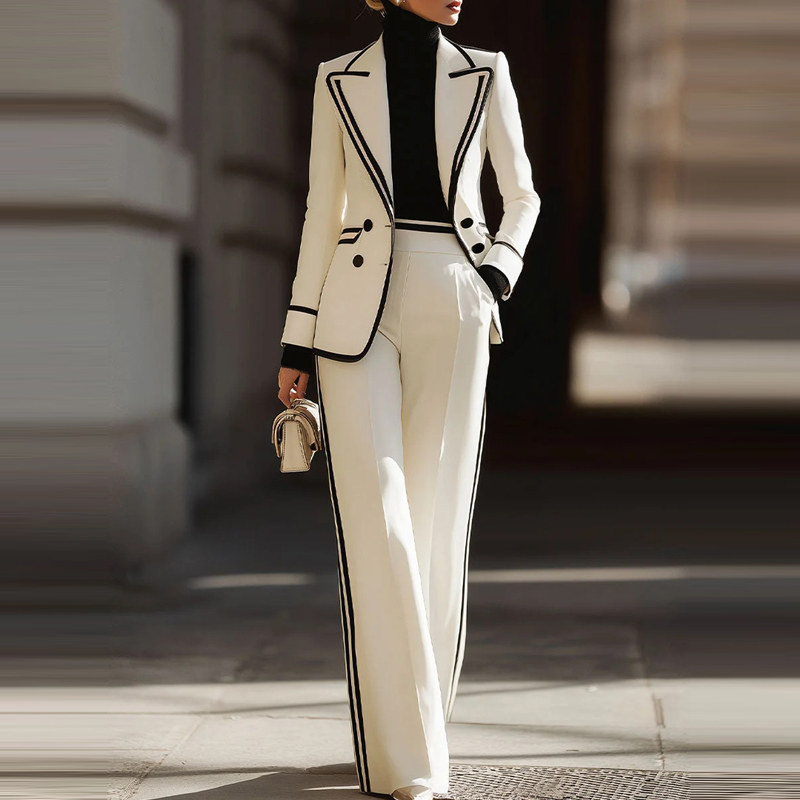 Street Fashion Jacket - Casual Long Sleeved Jacket and Pants