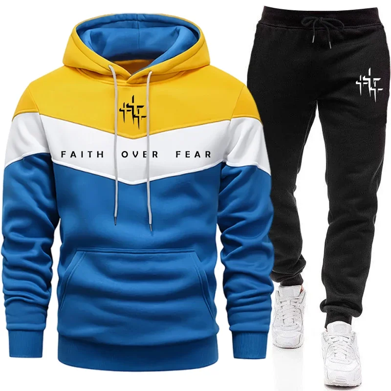 Faith Over Fear Men's Tracksui - đánh giá và giá Street Fashion Outfit