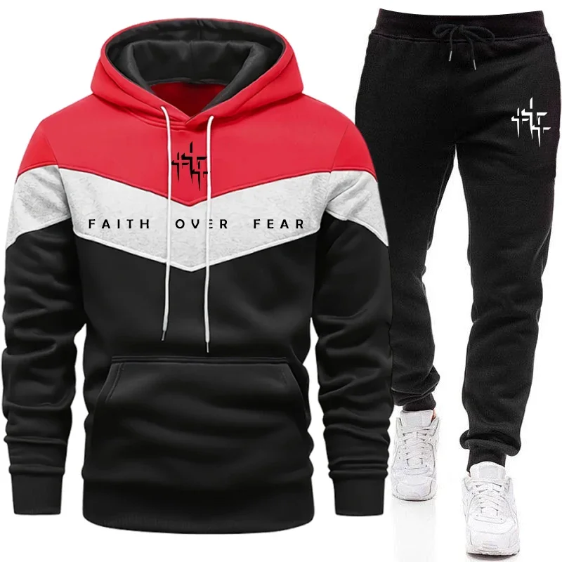 Faith Over Fear Men's Tracksui - đánh giá và giá Street Fashion Outfit
