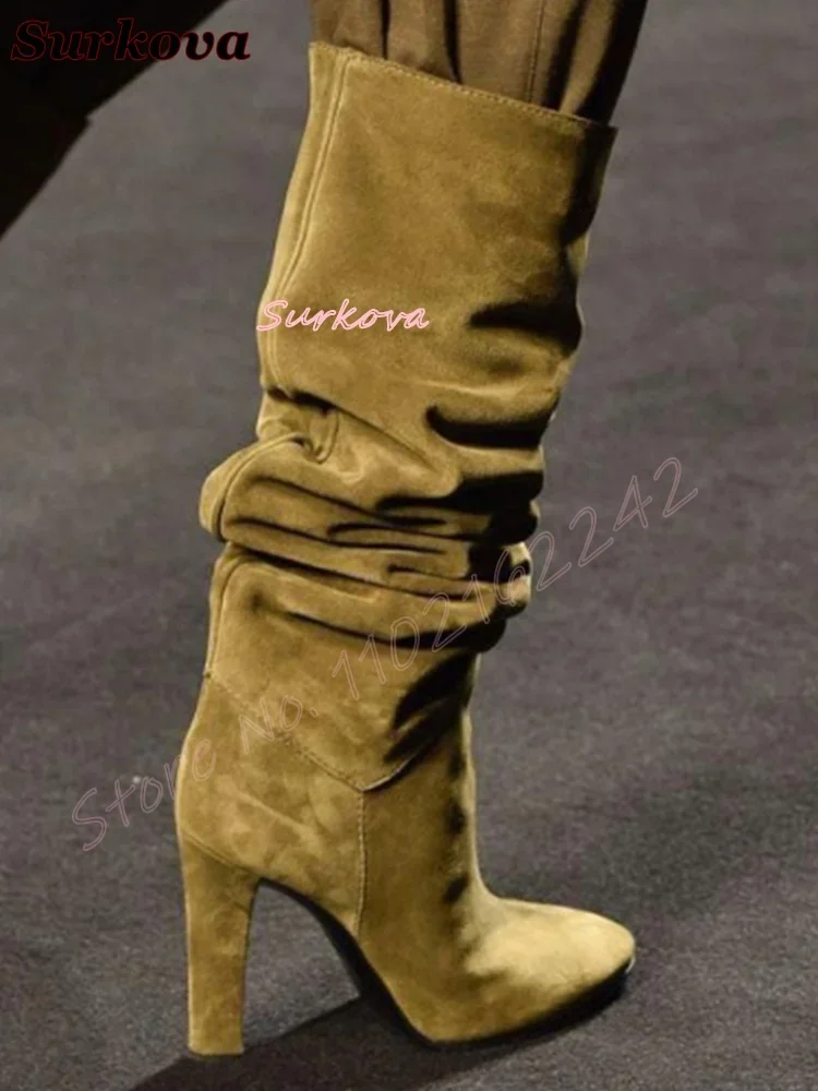 Retro Pleated Slip On Modern B - đánh giá và giá Street Fashion Winter