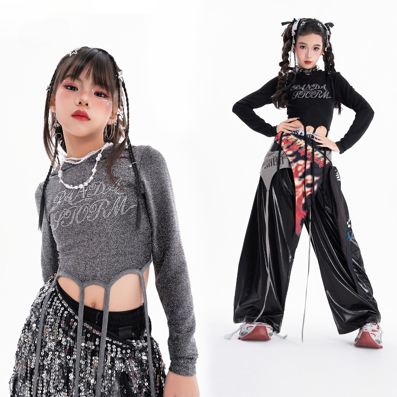 Girls Hip Hop Dance Clothing S - đánh giá và giá Street Fashion Kpop