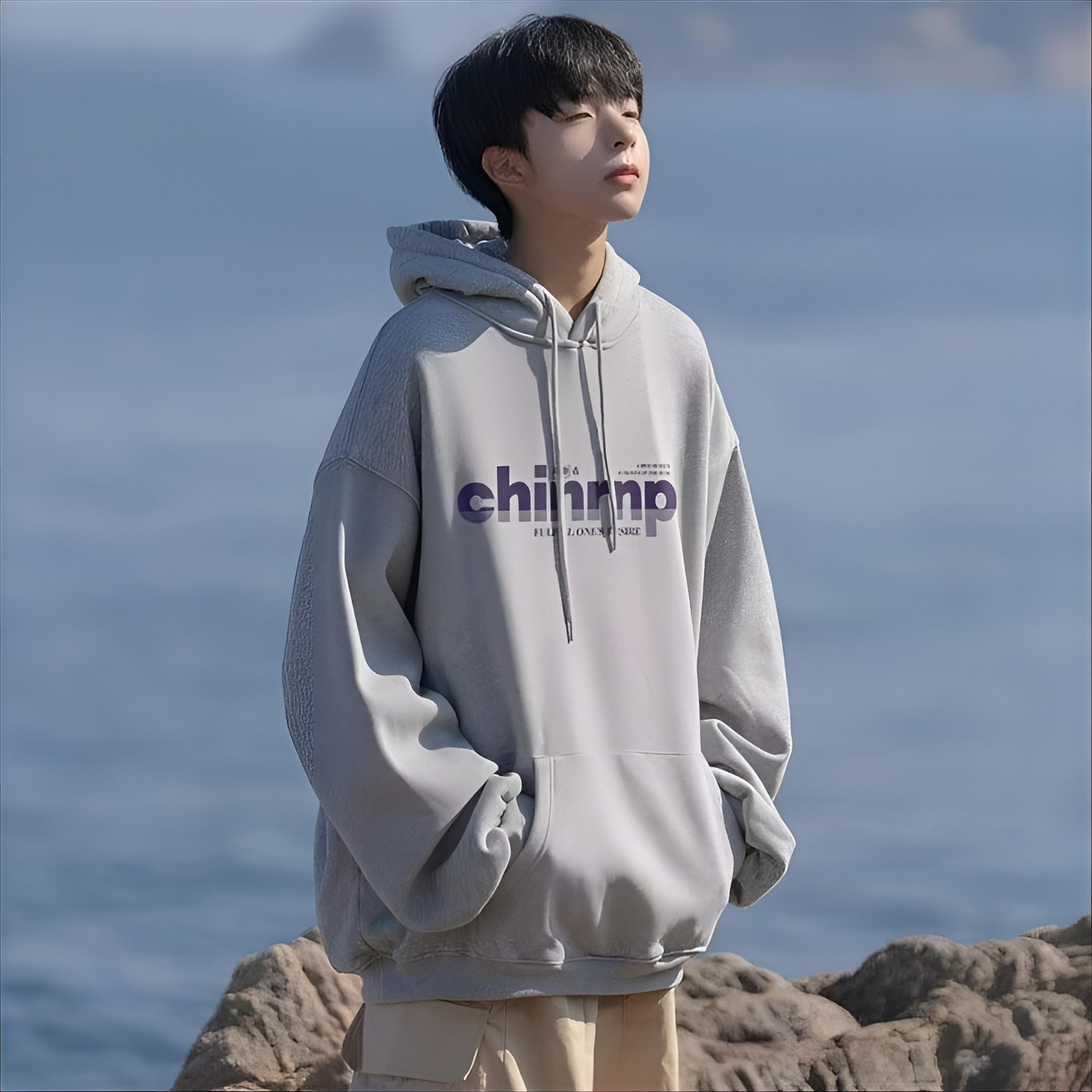 Mens With Hat Long Sleeve Hood - đánh giá và giá Street Fashion Culture
