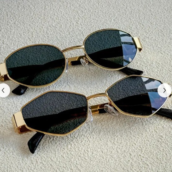 Trendy Round Frame Metal Sungl - đánh giá và giá Street Fashion Glasses
