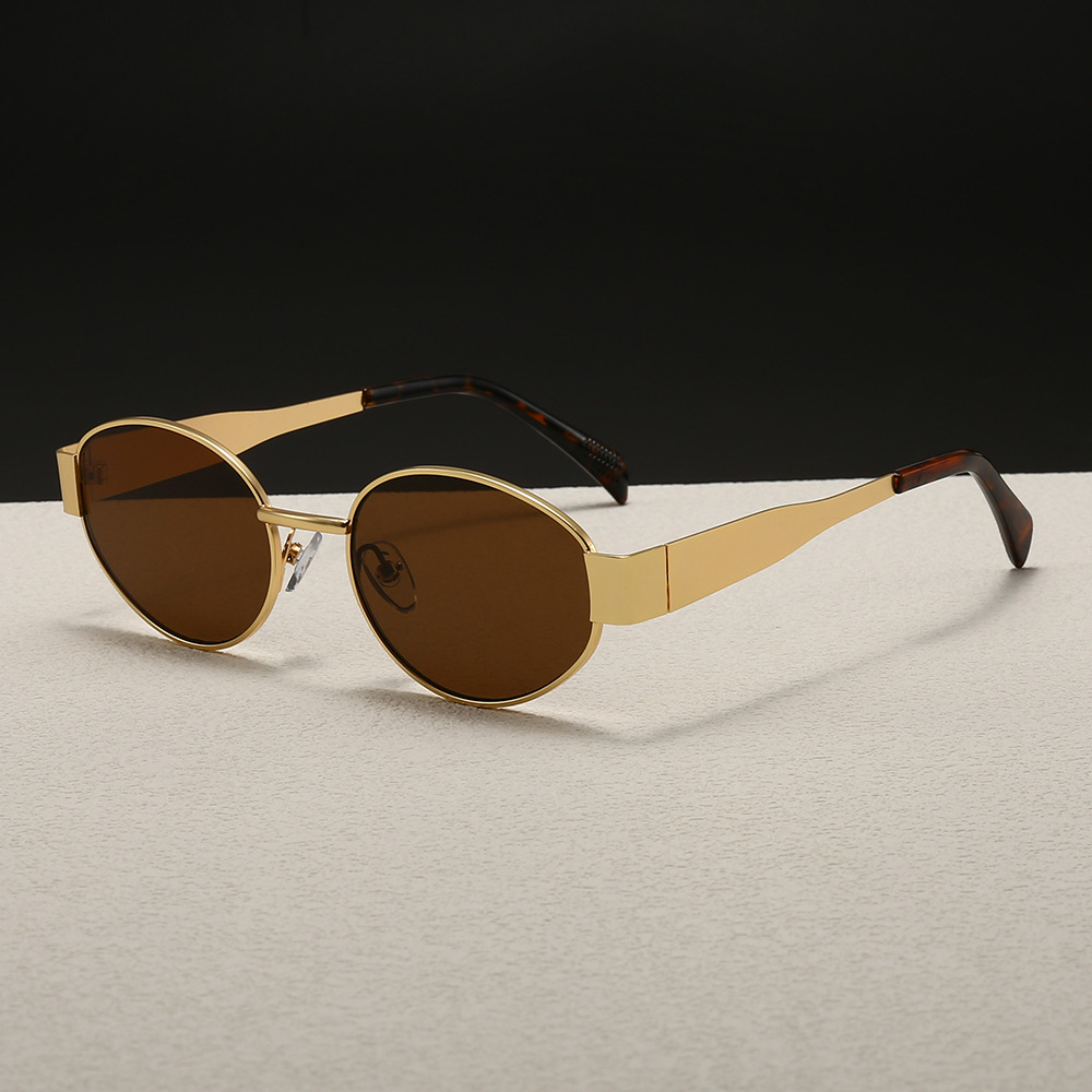 Trendy Round Frame Metal Sungl - đánh giá và giá Street Fashion Glasses