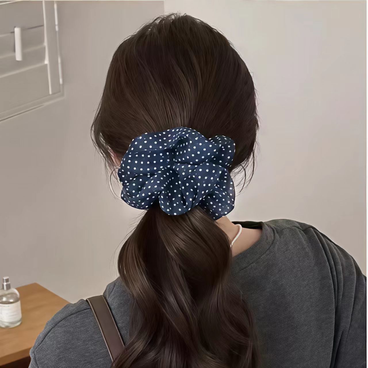 French Style Polka Dot Fabric  - đánh giá và giá French Street Fashion