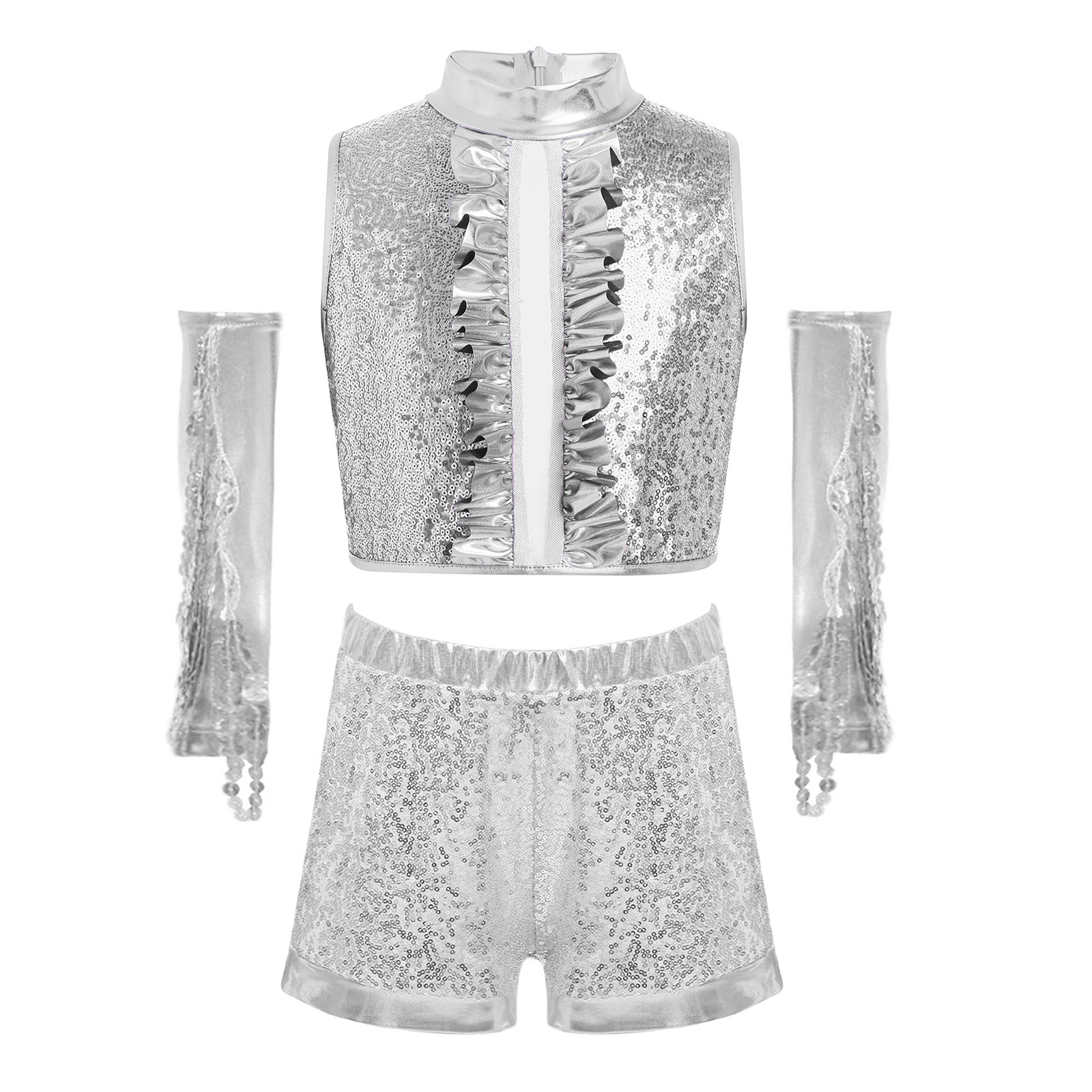 Kids Sparkling Metallic Sequin - đánh giá và giá Girl Fashion Street