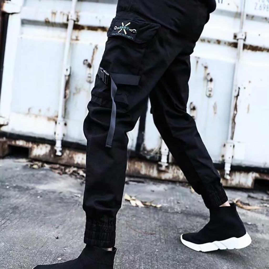 Loose Fit Cargo Pants Men Stre - đánh giá và giá Street Fashion Outfit