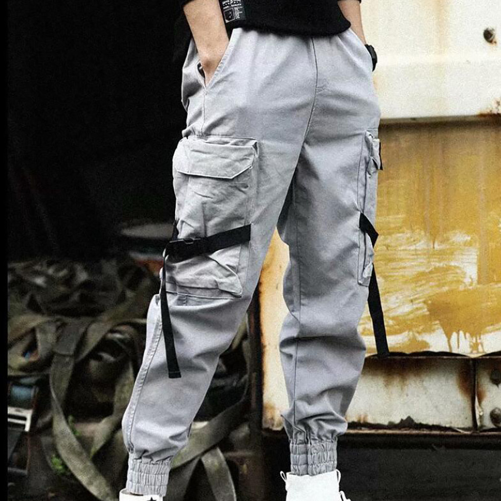 Loose Fit Cargo Pants Men Stre - đánh giá và giá Street Fashion Outfit