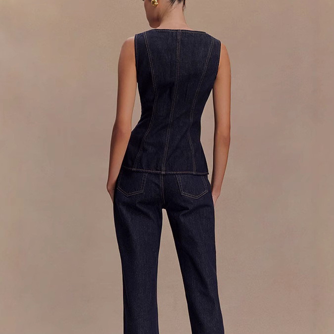 Summer Denim Pant Sets Women 2 - đánh giá và giá Street Fashion Jeans Women