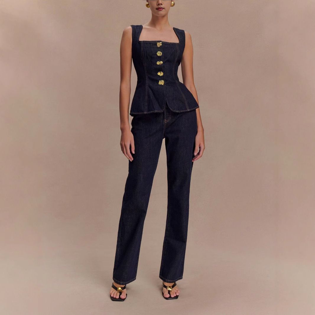 Summer Denim Pant Sets Women 2 - đánh giá và giá Street Fashion Jeans Women