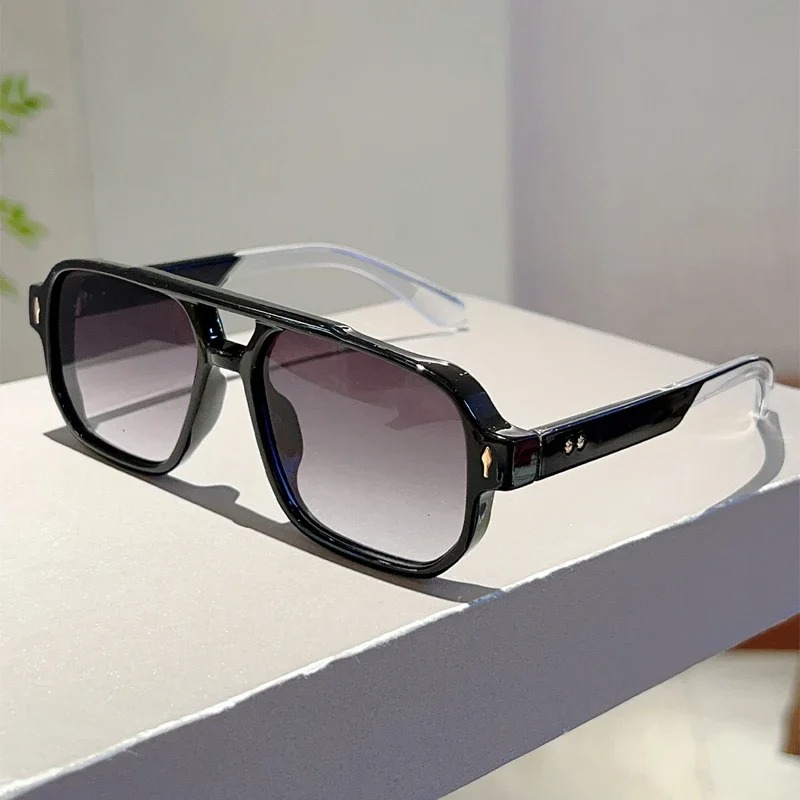 New Vintage Double Bridges Squ - đánh giá và giá Street Fashion Glasses
