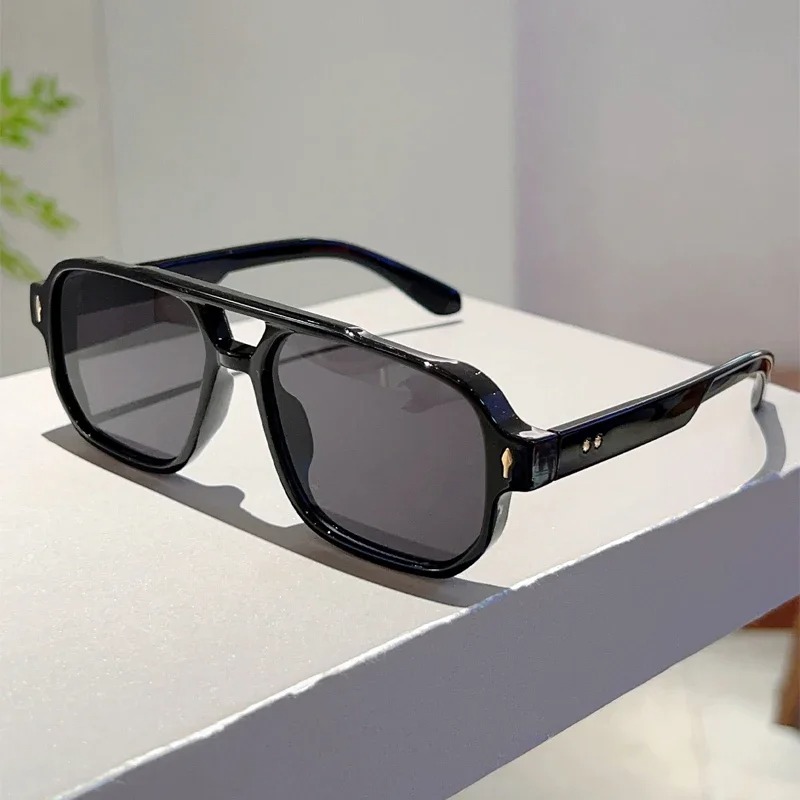 New Vintage Double Bridges Squ - đánh giá và giá Street Fashion Glasses