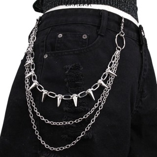 Unisex Hip Hop Punk Rock Metal - đánh giá và giá Street Fashion Jeans Women