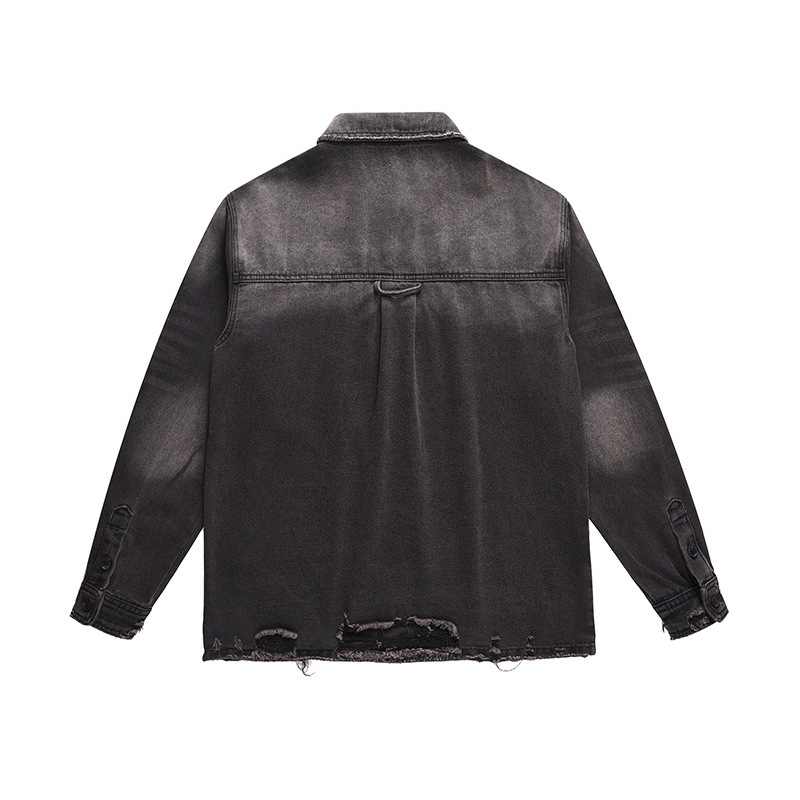 Men's High Street Ripped Jeans - đánh giá và giá Street Fashion Jacket