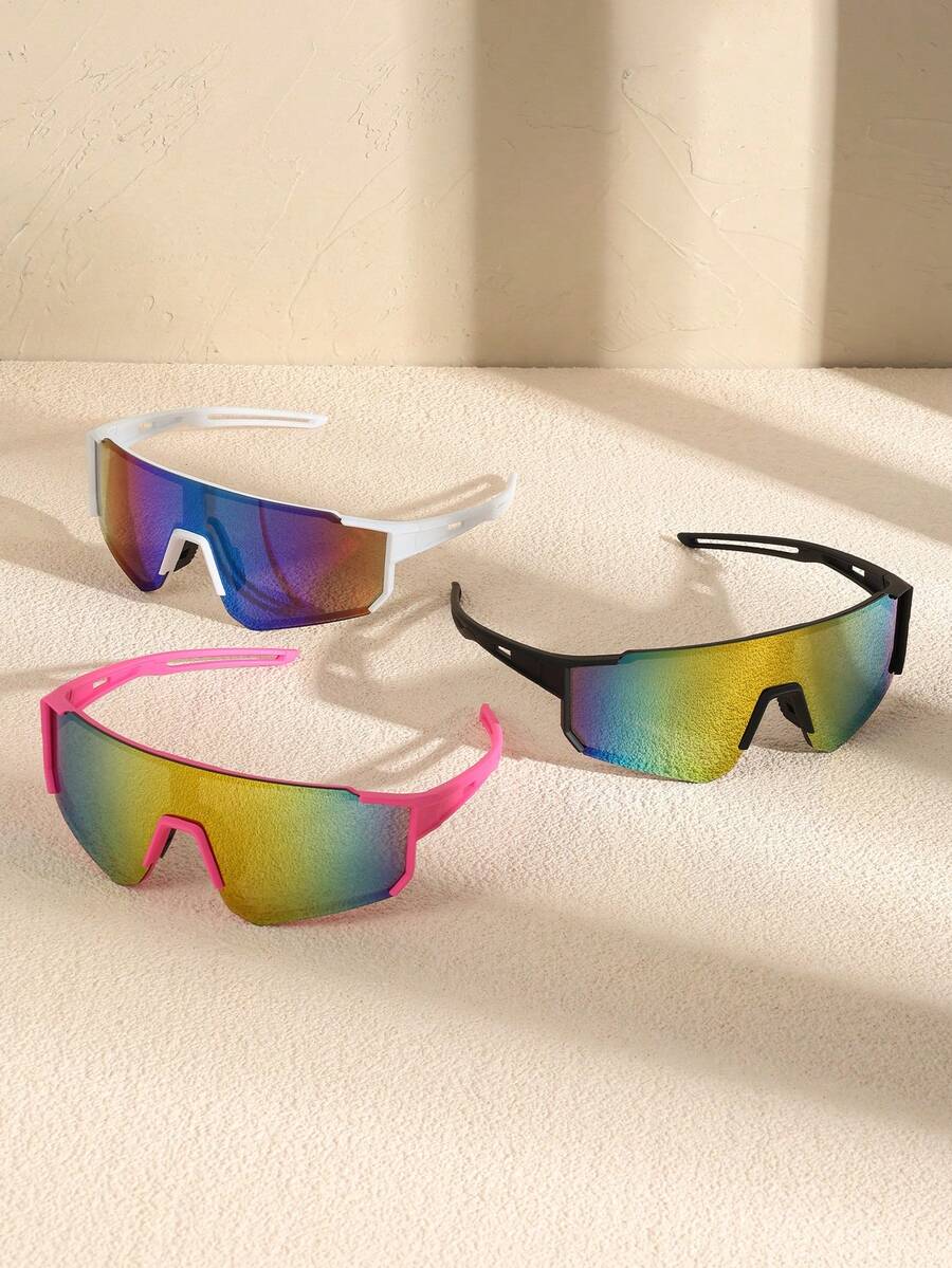 1/3/5pcs Women One-Piece Multi - đánh giá và giá Street Fashion Glasses
