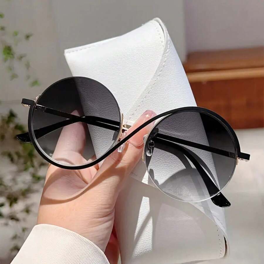 1 Pair Of Women's Oversized Ro - đánh giá và giá Street Fashion Glasses