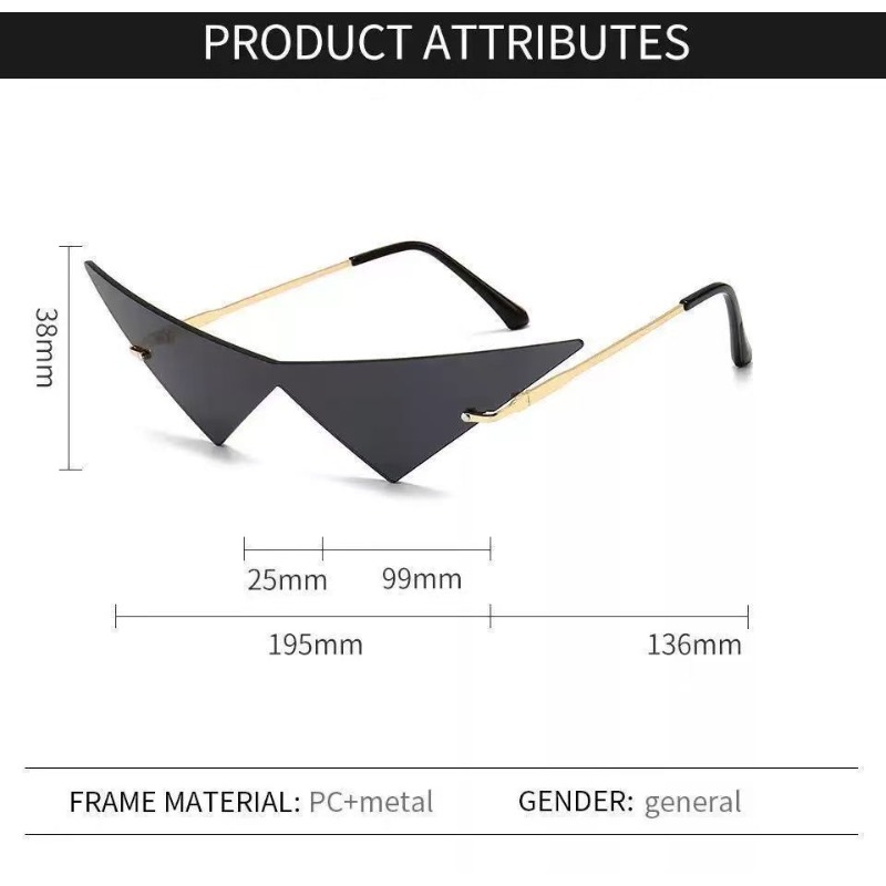 Triangle Sunglasses Street Eye - đánh giá và giá Street Fashion Glasses