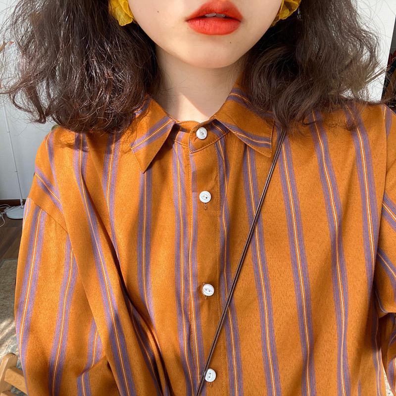 Spring New Striped Loose Casua - đánh giá và giá Street Fashion Youth