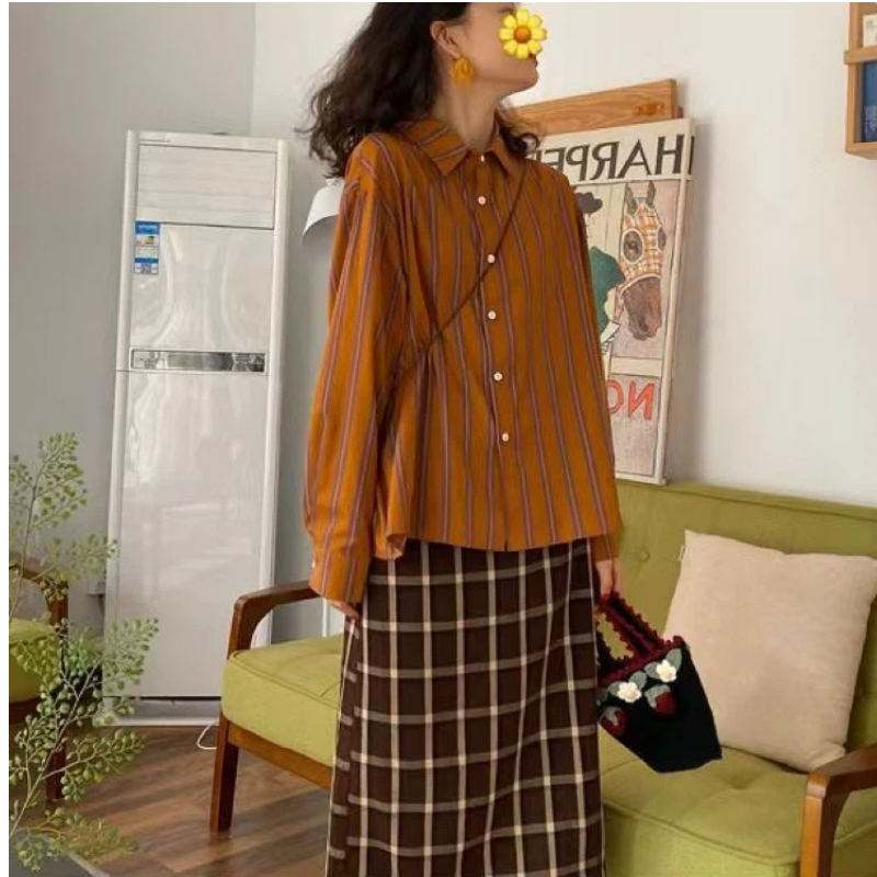 Spring New Striped Loose Casua - đánh giá và giá Street Fashion Youth