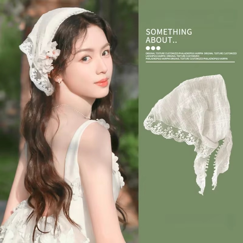 Retro Cute Triangle Turbans Ha - đánh giá và giá French Street Fashion