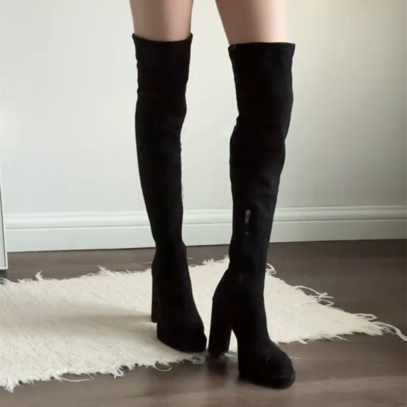 Nightclub Fashion Woman Thigh  - đánh giá và giá Street Fashion Winter