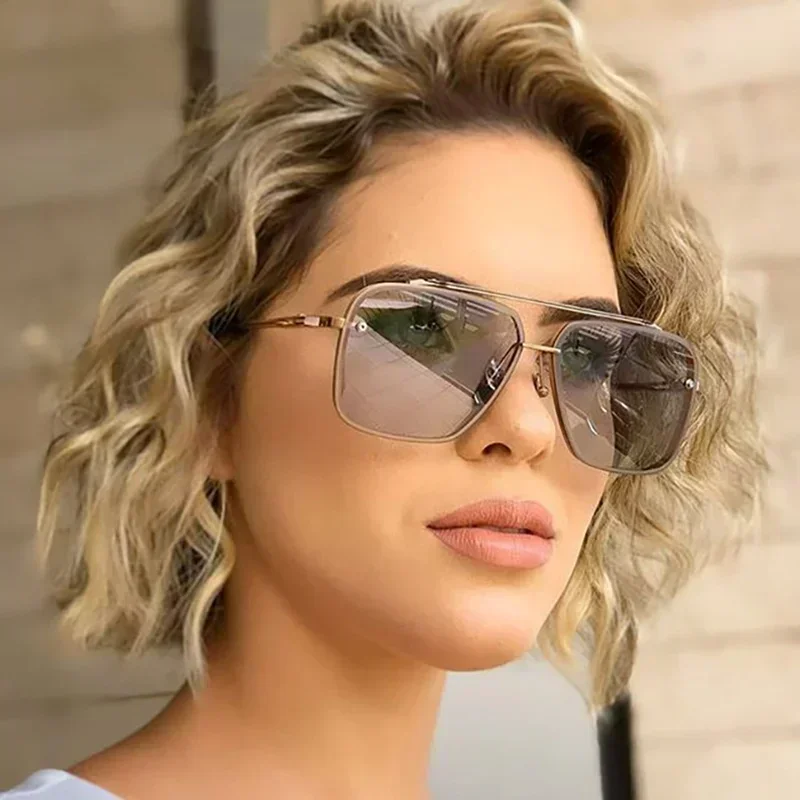 Oversized Square Sunglasses Wo - đánh giá và giá Street Fashion Glasses