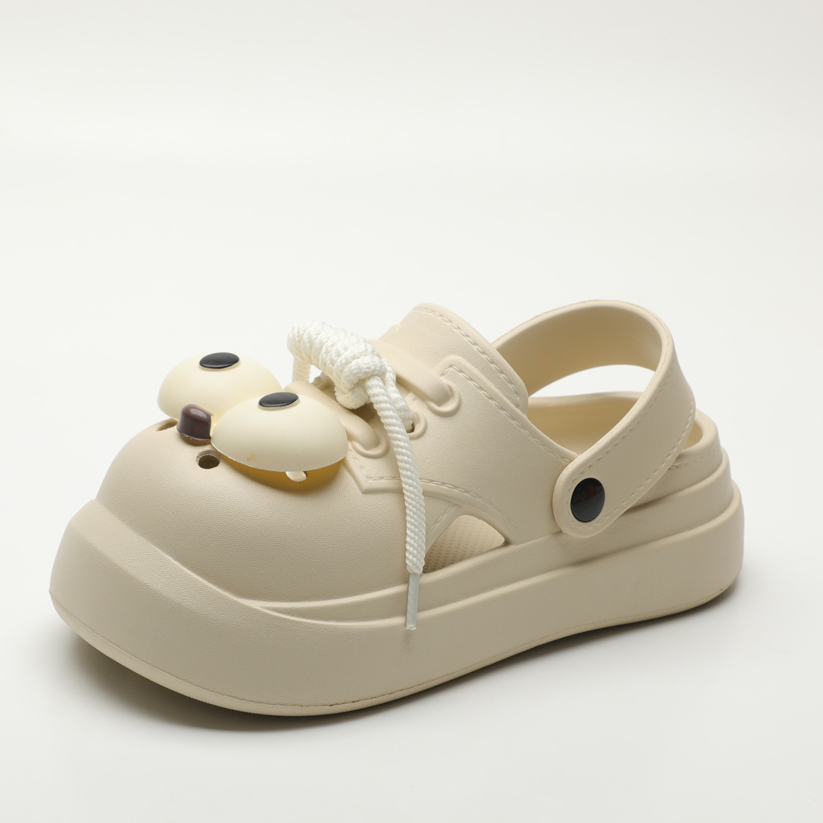 Cute DIY Big Eyes Fashion Clog - đánh giá và giá Girl Fashion Street