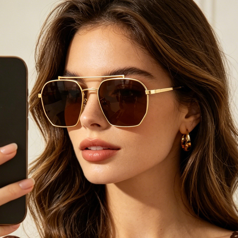 New Metal Double Beam Polarize - đánh giá và giá Street Fashion Glasses