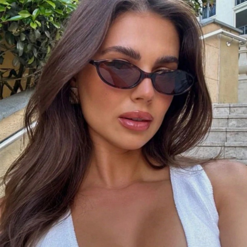 Retro Oval Frame Sunglasses Fa - đánh giá và giá Street Fashion Glasses
