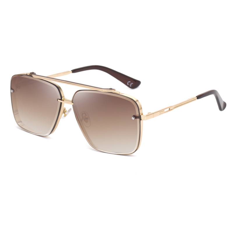 Double Bridge Square Frame Pol - đánh giá và giá Street Fashion Glasses