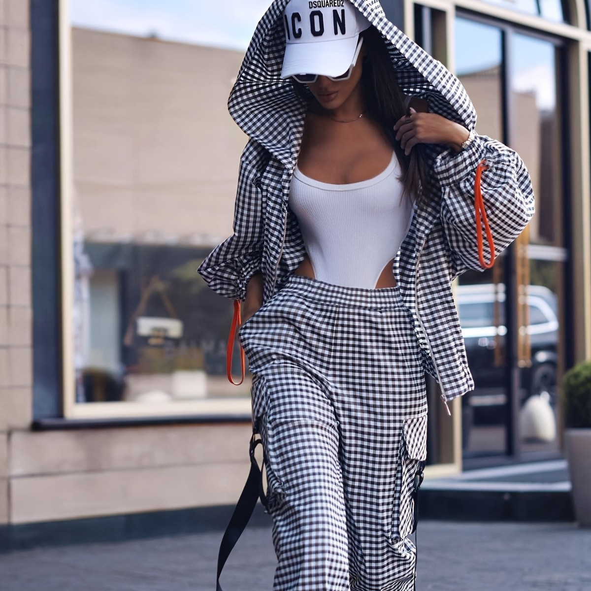 Spring Autumn Casual Plaid Pri - đánh giá và giá Street Fashion Jacket