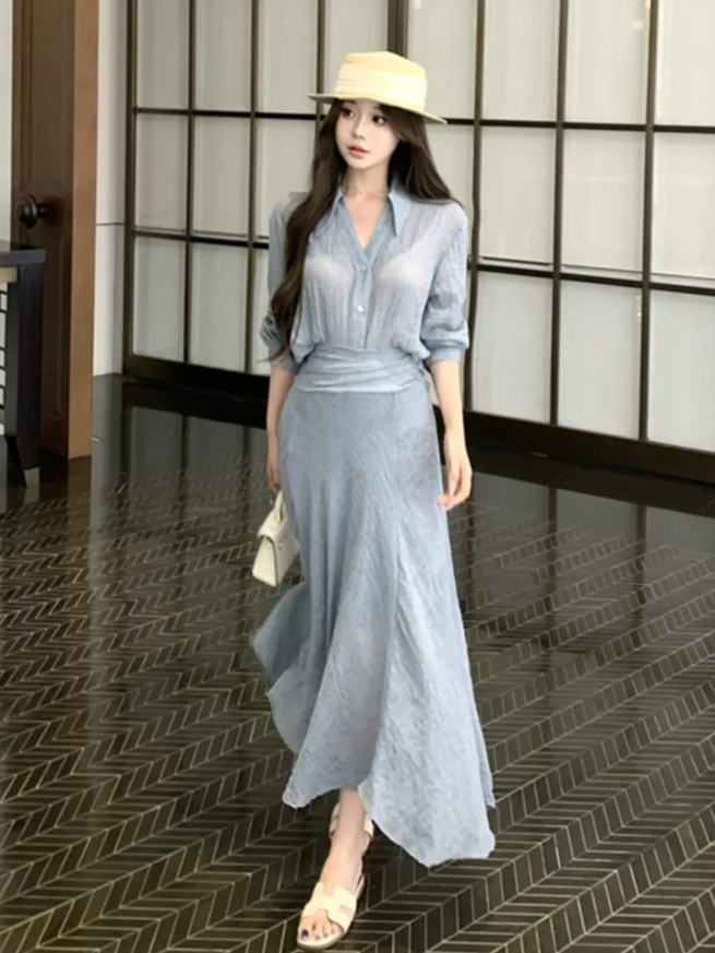 French Style Long Sleeve Shirt - đánh giá và giá French Street Fashion