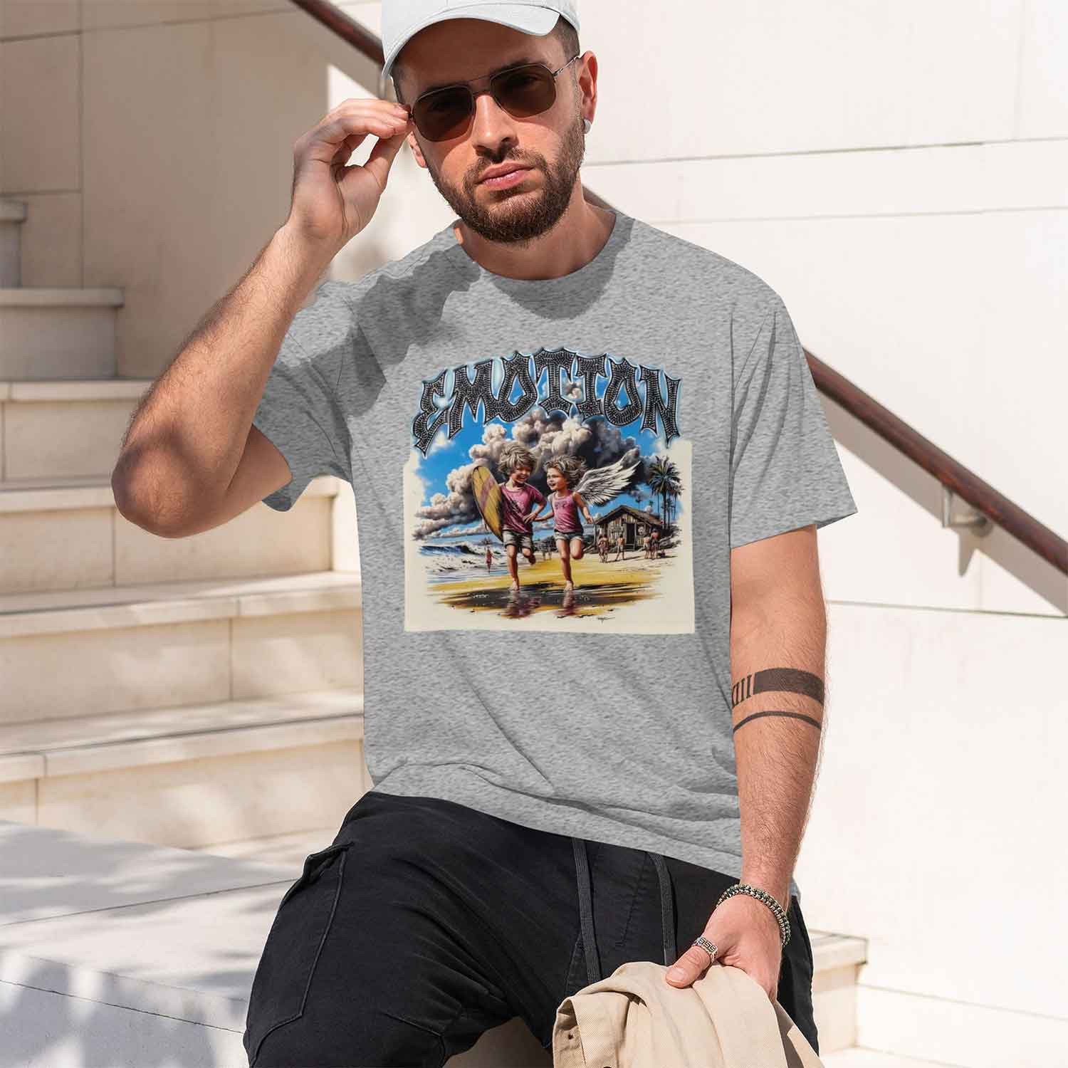Summer New Men's T-shirt with  - đánh giá và giá Street Fashion China Models