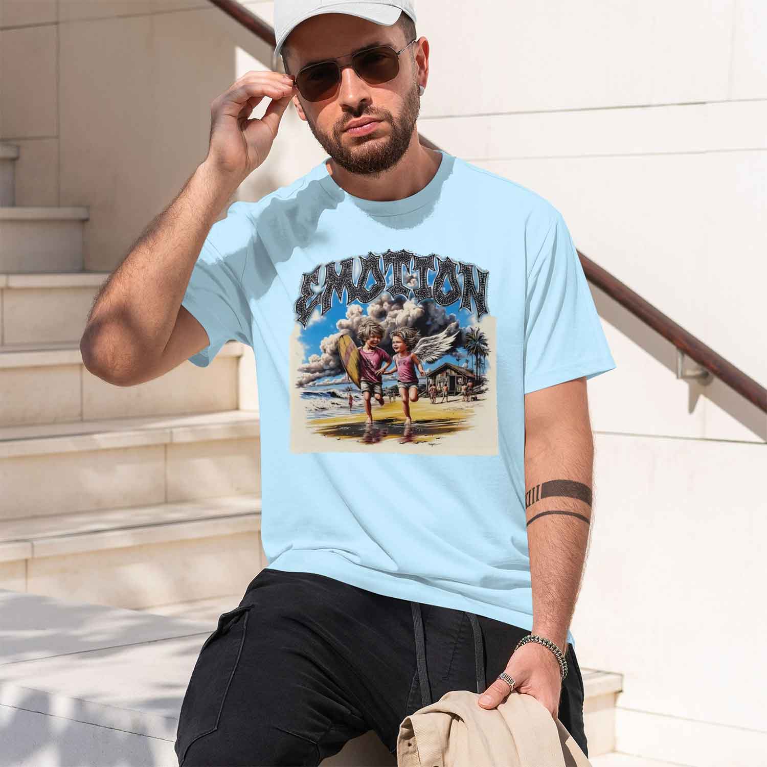 Summer New Men's T-shirt with  - đánh giá và giá Street Fashion China Models