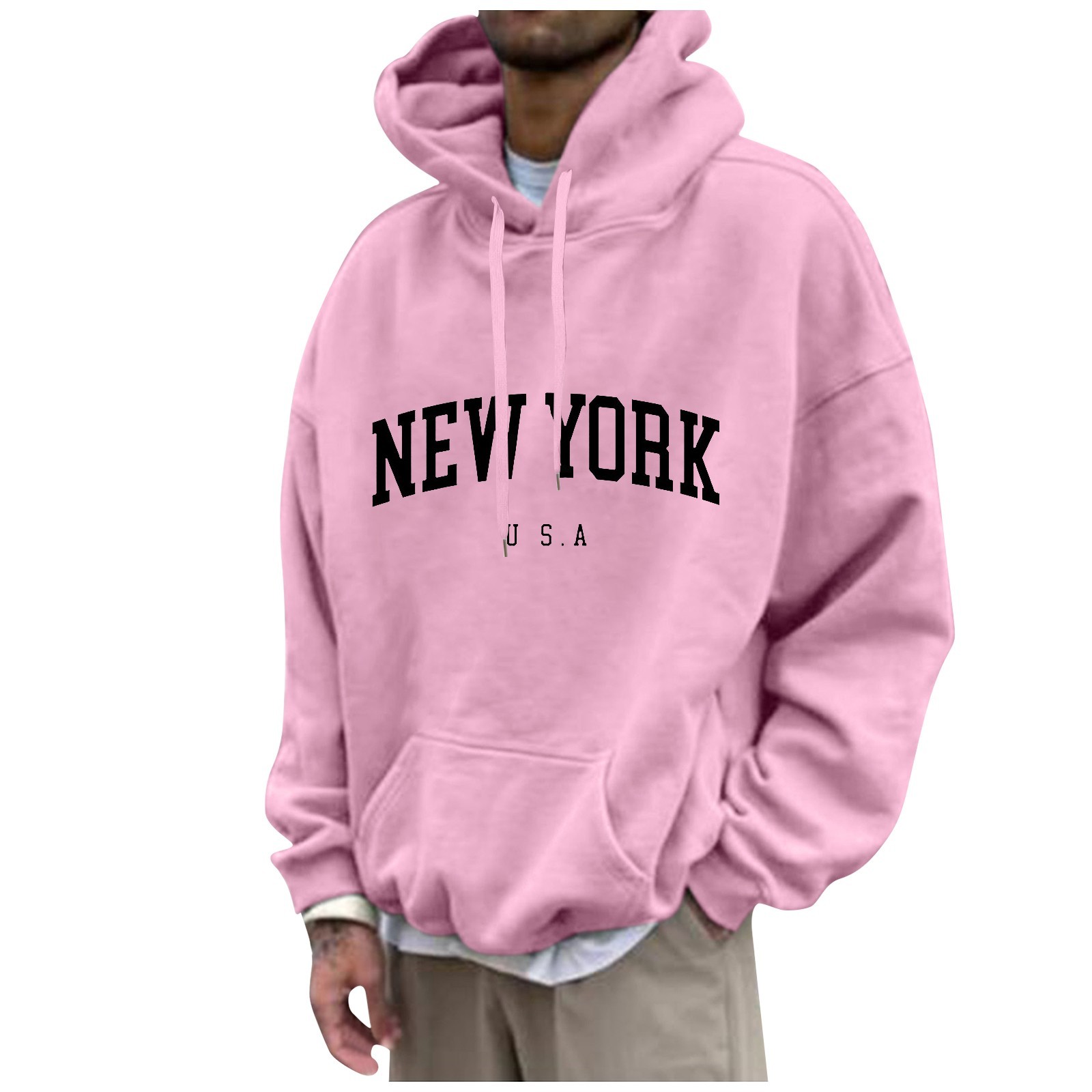 New York Print Mens Hoodies Fa - đánh giá và giá High Street Fashion New York