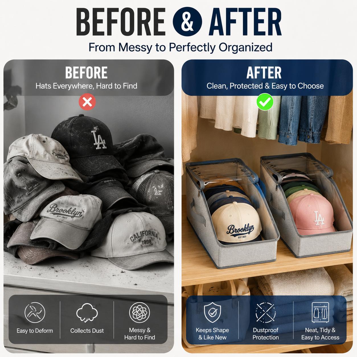 Baseball Cap Organizer Storage - đánh giá và giá Baseball Cap Fitted