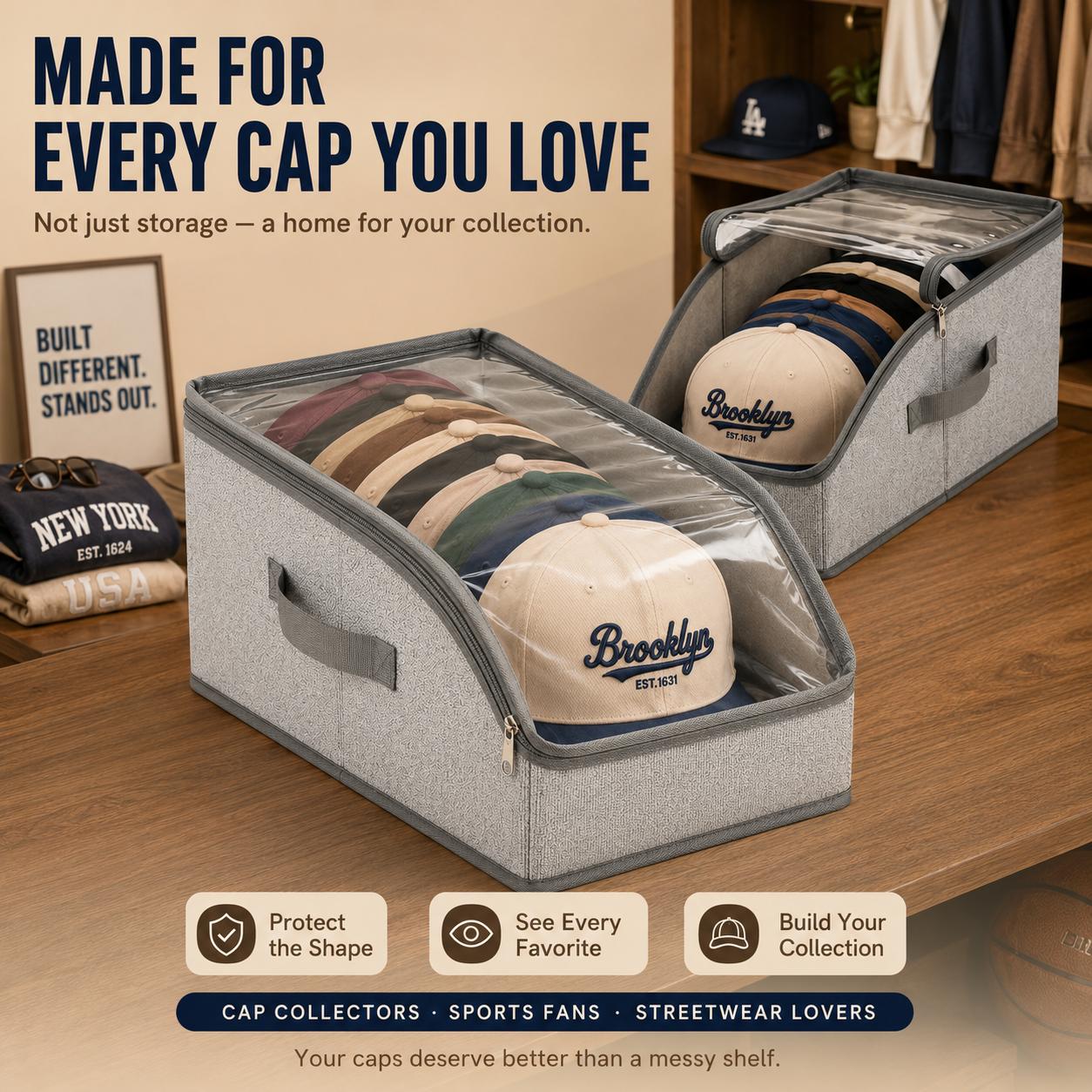 Baseball Cap Organizer Storage - đánh giá và giá Baseball Cap Fitted