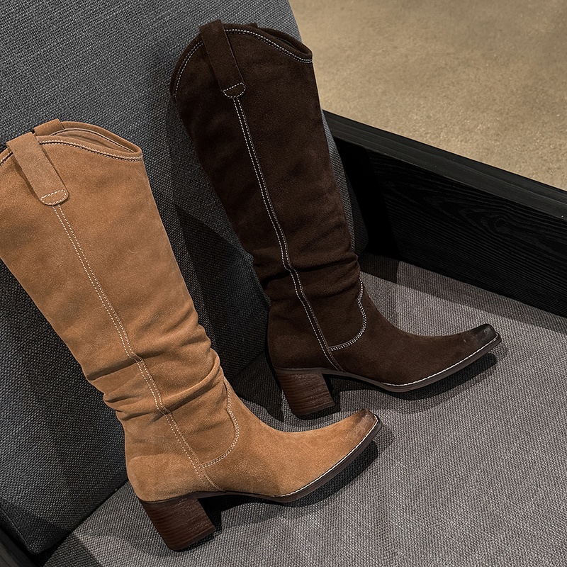 MKKHOU Fashion Knee High Boots - đánh giá và giá Street Fashion Winter