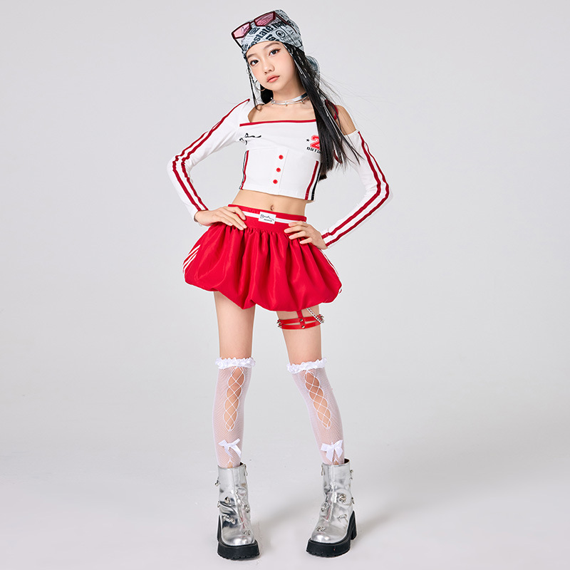 Girls Hip Hop Clothes White To - đánh giá và giá Street Fashion Kpop