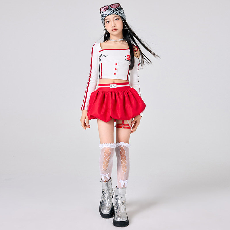 Girls Hip Hop Clothes White To - đánh giá và giá Street Fashion Kpop