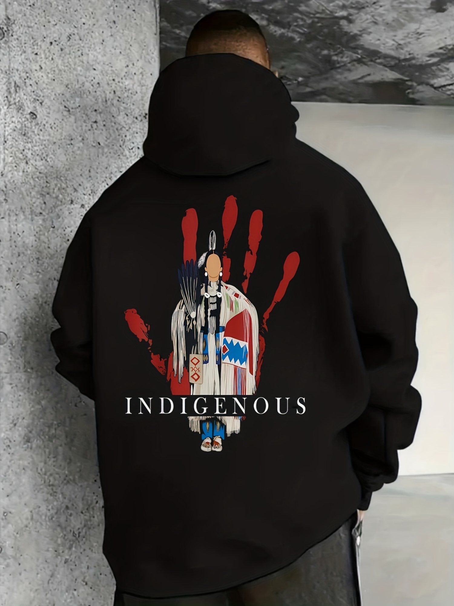 Men's hooded sweatshirt with i - đánh giá và giá Street Fashion Culture