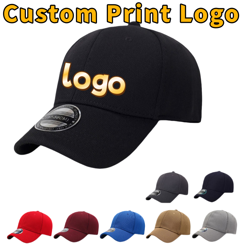 Customized Printed Logo Fully  - đánh giá và giá Baseball Cap Fitted