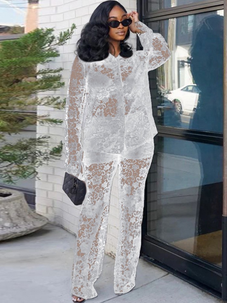 Perspective Lace Pants Set Sum - đánh giá và giá Street Fashion Youth
