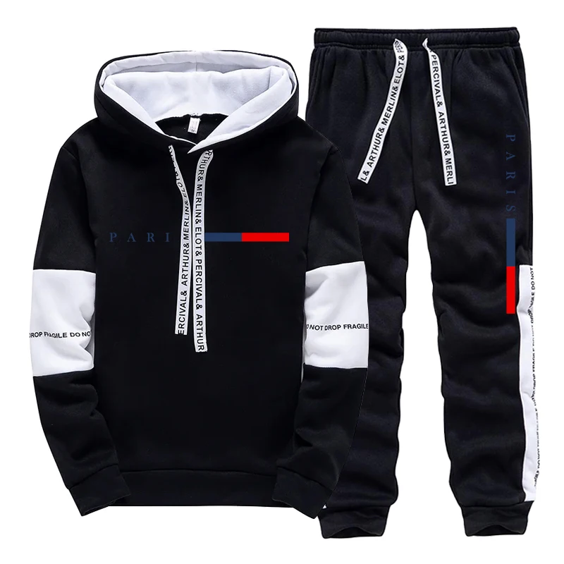 Men's Set/Hoodie/Pants Paris F - đánh giá và giá Street Fashion Winter